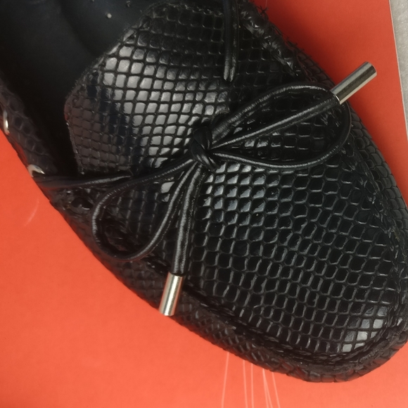 760cad Tods Gommino Loafer, Glossy Shiny Snakeskin Italian Leather size 6 - Picture 3 of 14